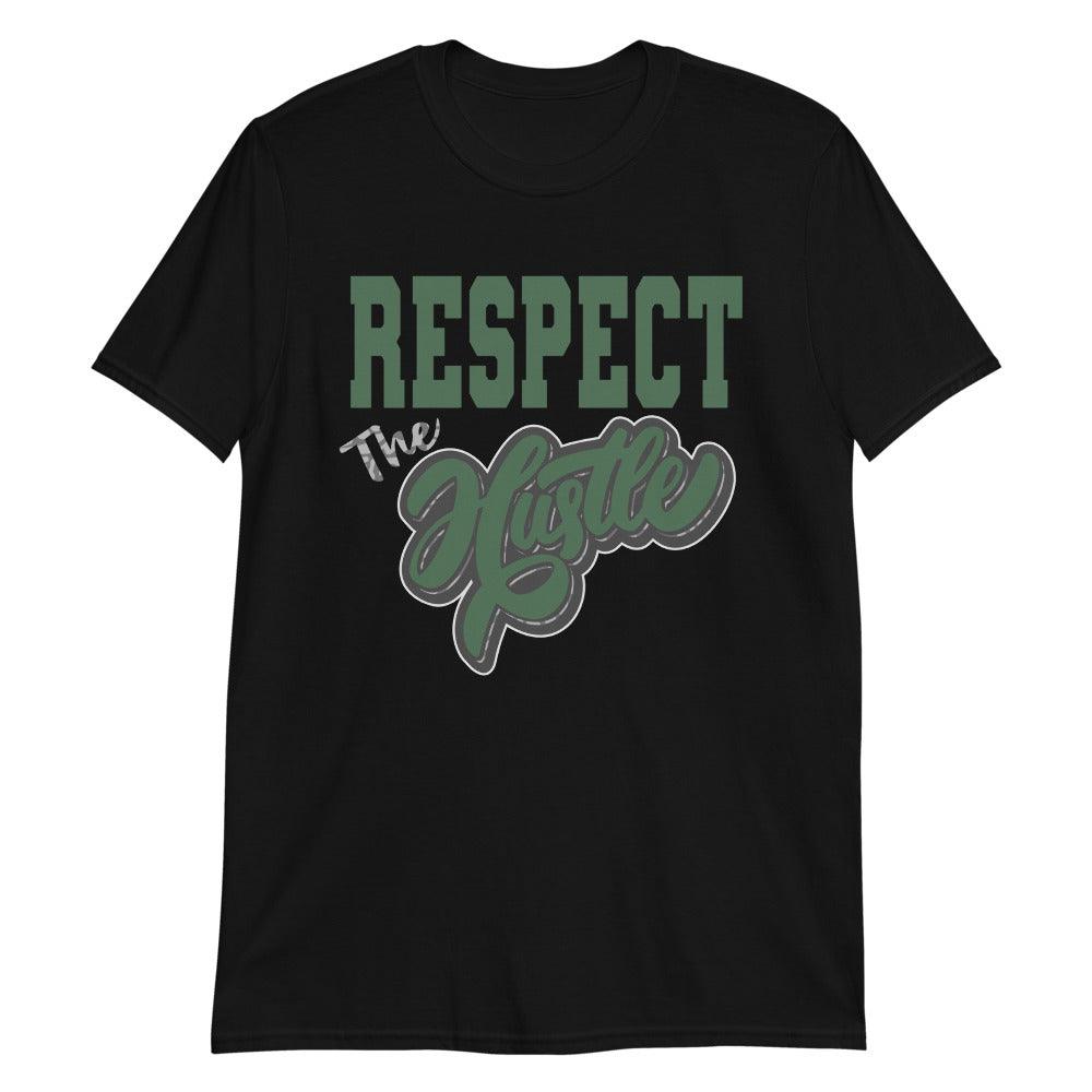 3s Pine Green Shirt Respect The Hustle