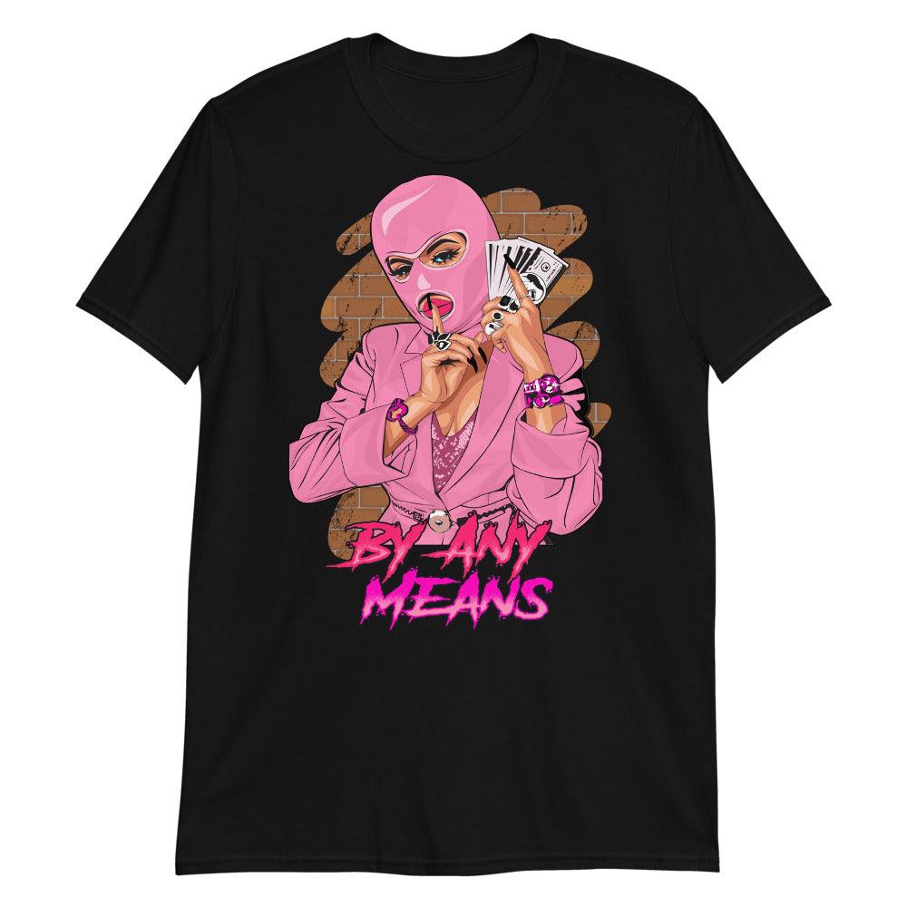 14s Low Shocking Pink Shirt By Any Means - Sneaker Shirts Outlet