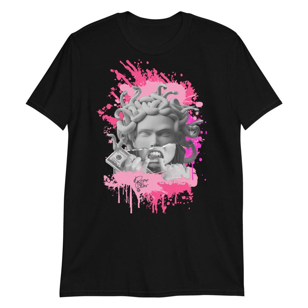 14s Low Shocking Pink Shirt Medusa