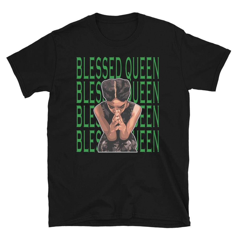 Air Jordan 1 Low Lucky Green Shirt - Blessed Queen - Sneaker Shirts Outlet