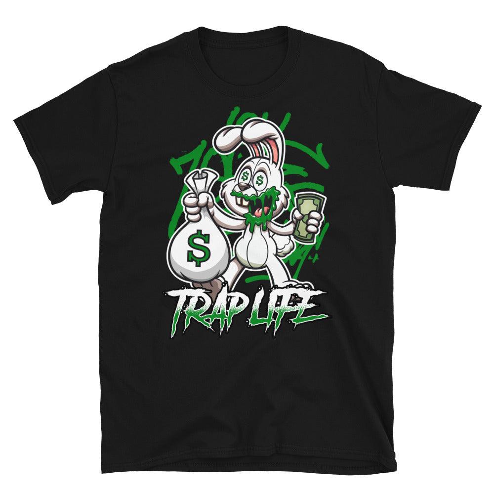 Air Jordan 1 Low Lucky Green Shirt - Trap Life Rabbit - Sneaker Shirts Outlet