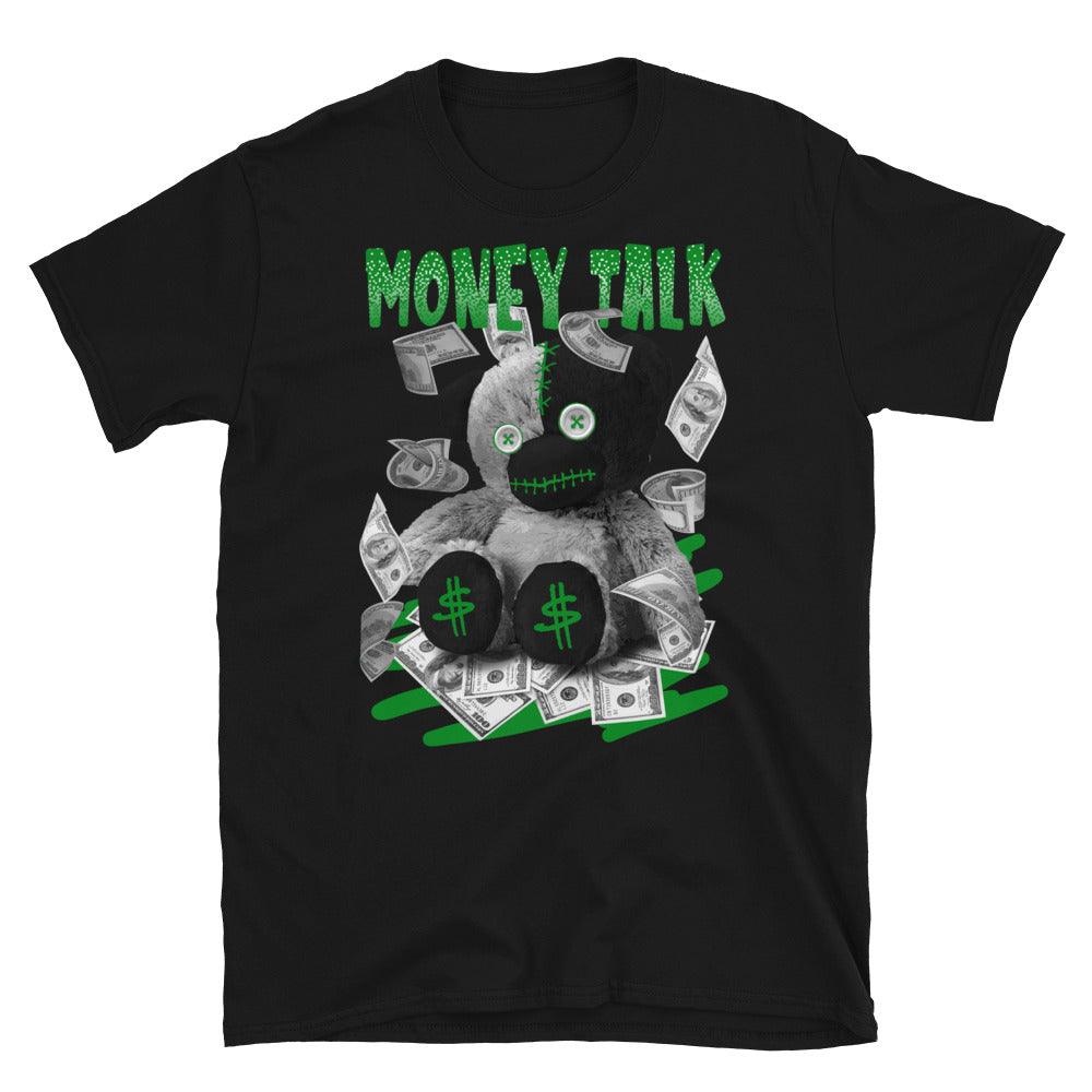 Air Jordan 1 Low Lucky Green Shirt - Money Talk Bear - Sneaker Shirts Outlet
