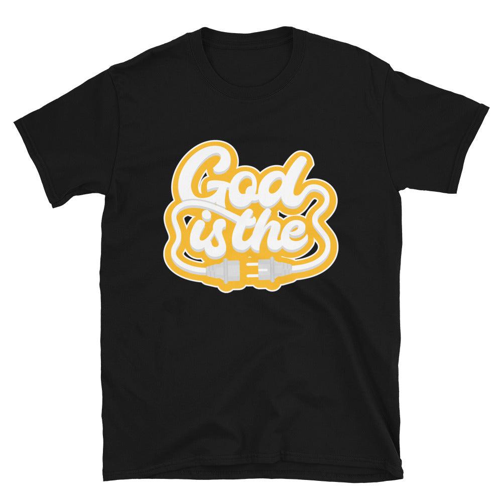 Air Jordan 11 Low Yellow Snakeskin - God Is The Plug - Sneaker Shirts Outlet