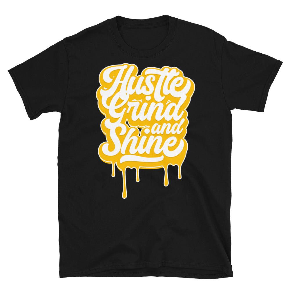 Air Jordan 11 Retro Low Yellow Snakeskin - Hustle Grind & Shine - Sneaker Shirts Outlet