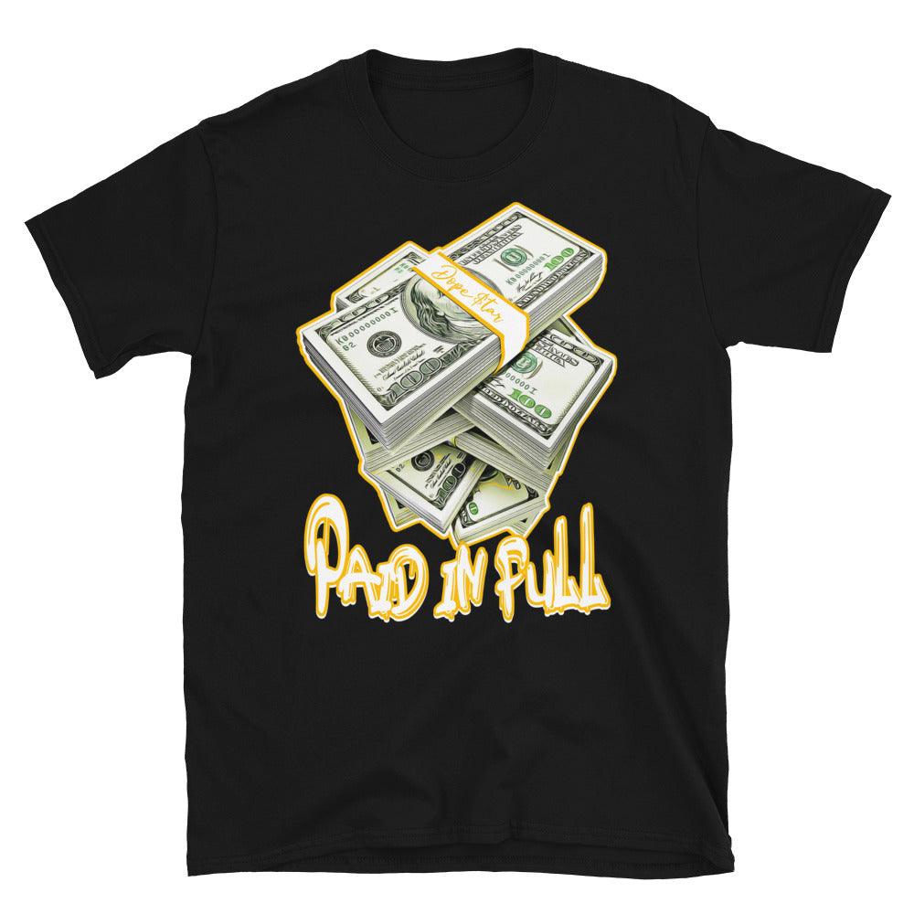 Air Jordan 11 Retro Low Yellow Snakeskin - Paid In Full - Sneaker Shirts Outlet