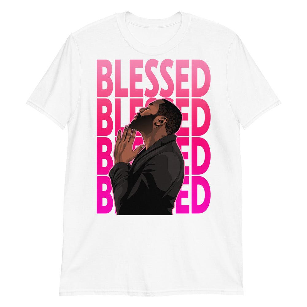 14s Low Shocking Pink Shirt God Blessed - Sneaker Shirts Outlet