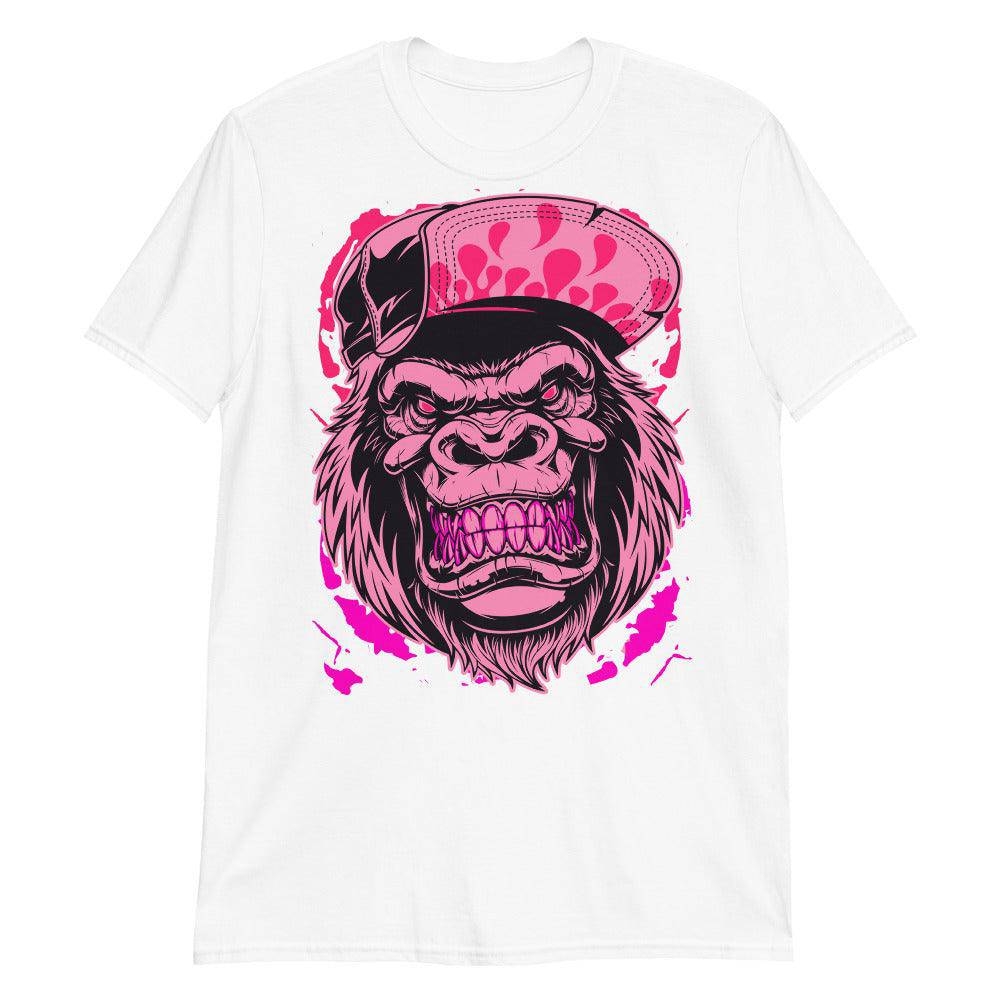 14 Low Shocking Pink Shirt Gorilla Beast