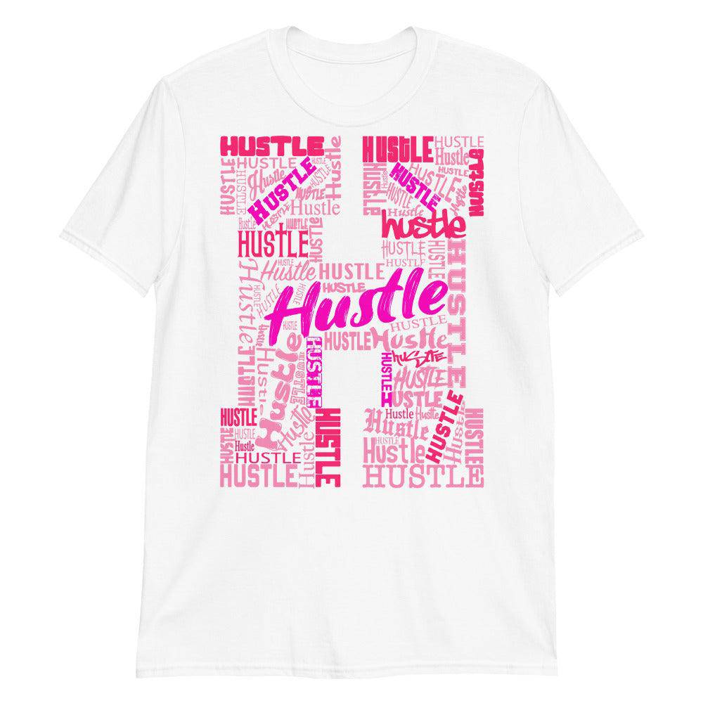 H For Hustle TShirt Match 14s Low Shocking Pink