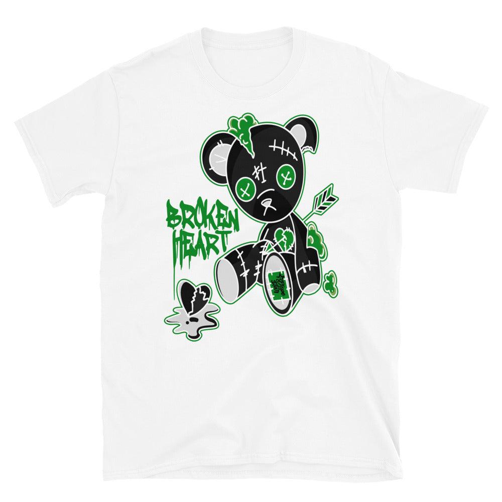 Air Jordan 1 Low Lucky Green Shirt - Broken Heart Bear - Sneaker Shirts Outlet