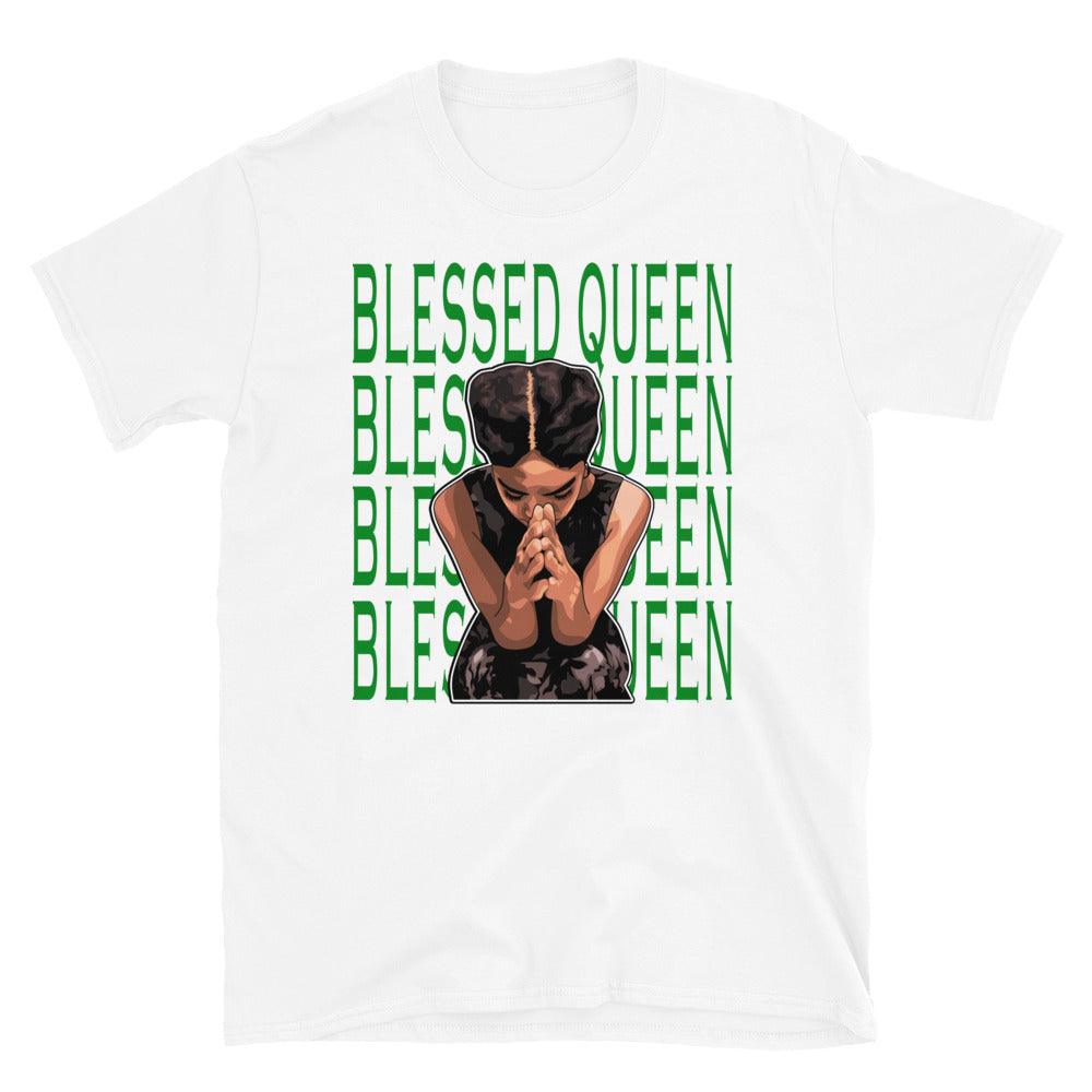 Air Jordan 1 Low Lucky Green Shirt - Blessed Queen - Sneaker Shirts Outlet