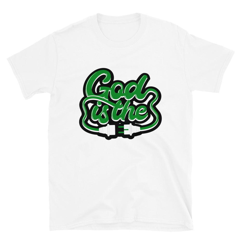 Air Jordan 1 Low Lucky Green Shirt - God Is The Plug - Sneaker Shirts Outlet