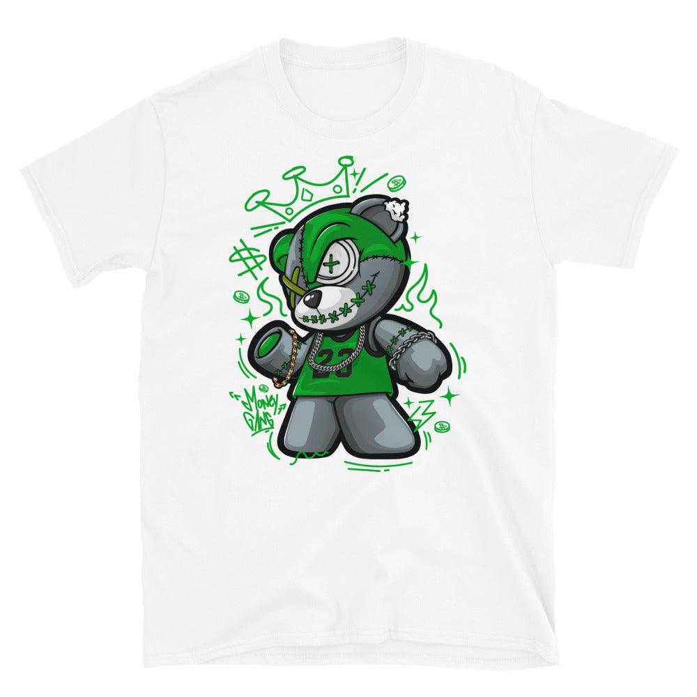 Air Jordan 1 Low Lucky Green Shirt - Money Gang Bear - Sneaker Shirts Outlet