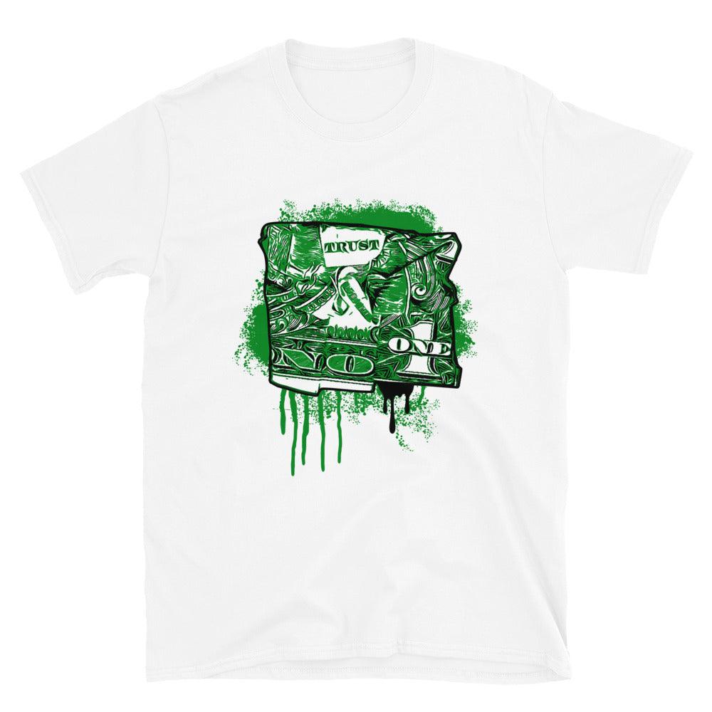 Air Jordan 1 Low Lucky Green Shirt - Trust No One Dollar - Sneaker Shirts Outlet