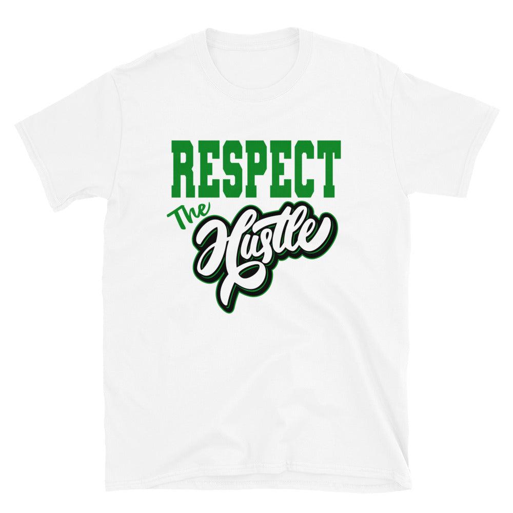 Air Jordan 1 Low Lucky Green Shirt - Respect The Hustle - Sneaker Shirts Outlet