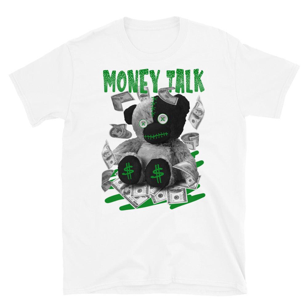 Air Jordan 1 Low Lucky Green Shirt - Money Talk Bear - Sneaker Shirts Outlet