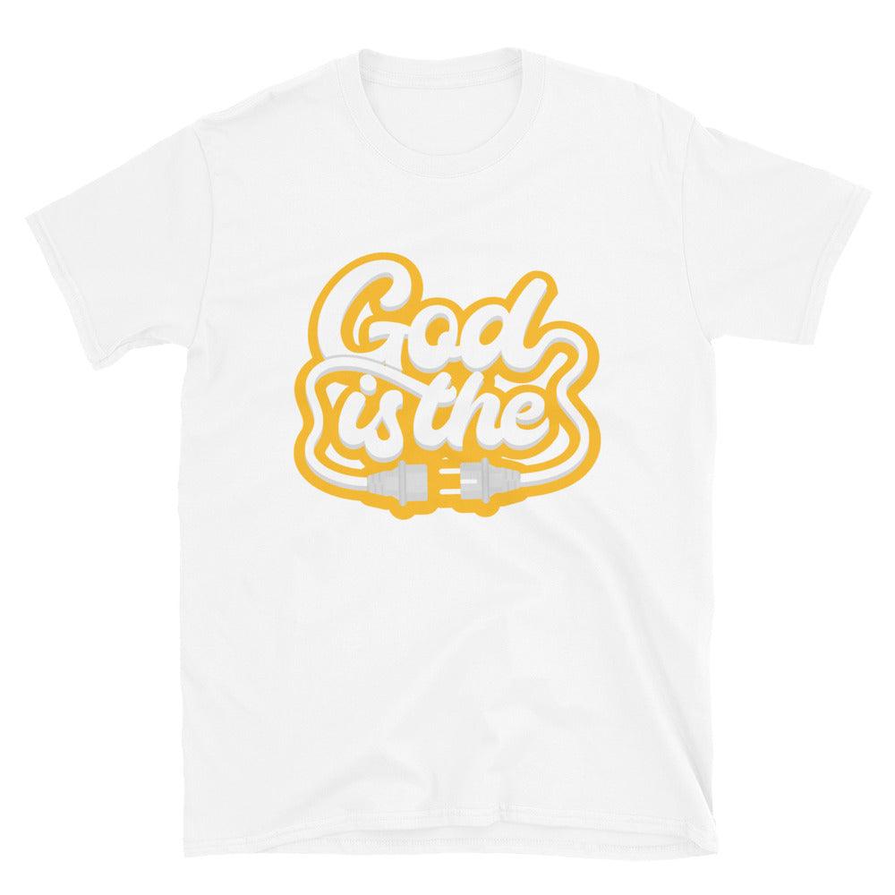 Air Jordan 11 Low Yellow Snakeskin - God Is The Plug - Sneaker Shirts Outlet