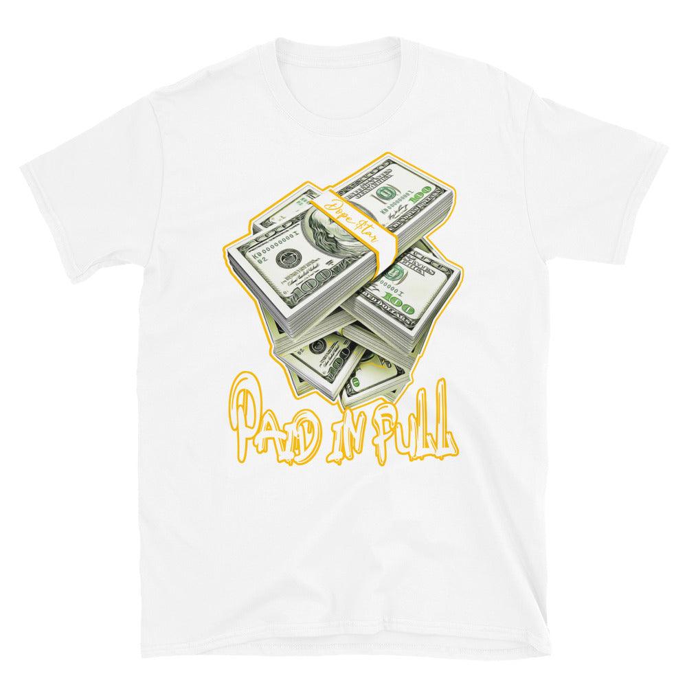 Air Jordan 11 Retro Low Yellow Snakeskin - Paid In Full - Sneaker Shirts Outlet