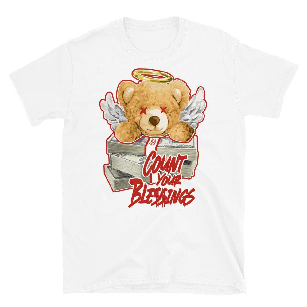 Nike Dunk High White Picante Red - Count Your Blessings - Sneaker Shirts Outlet