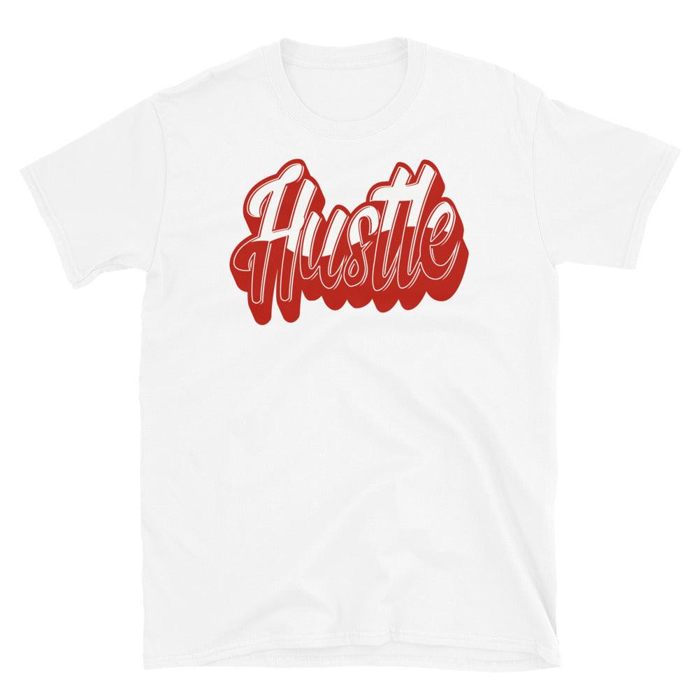 Nike Dunk High White Picante Red - Hustle - Sneaker Shirts Outlet