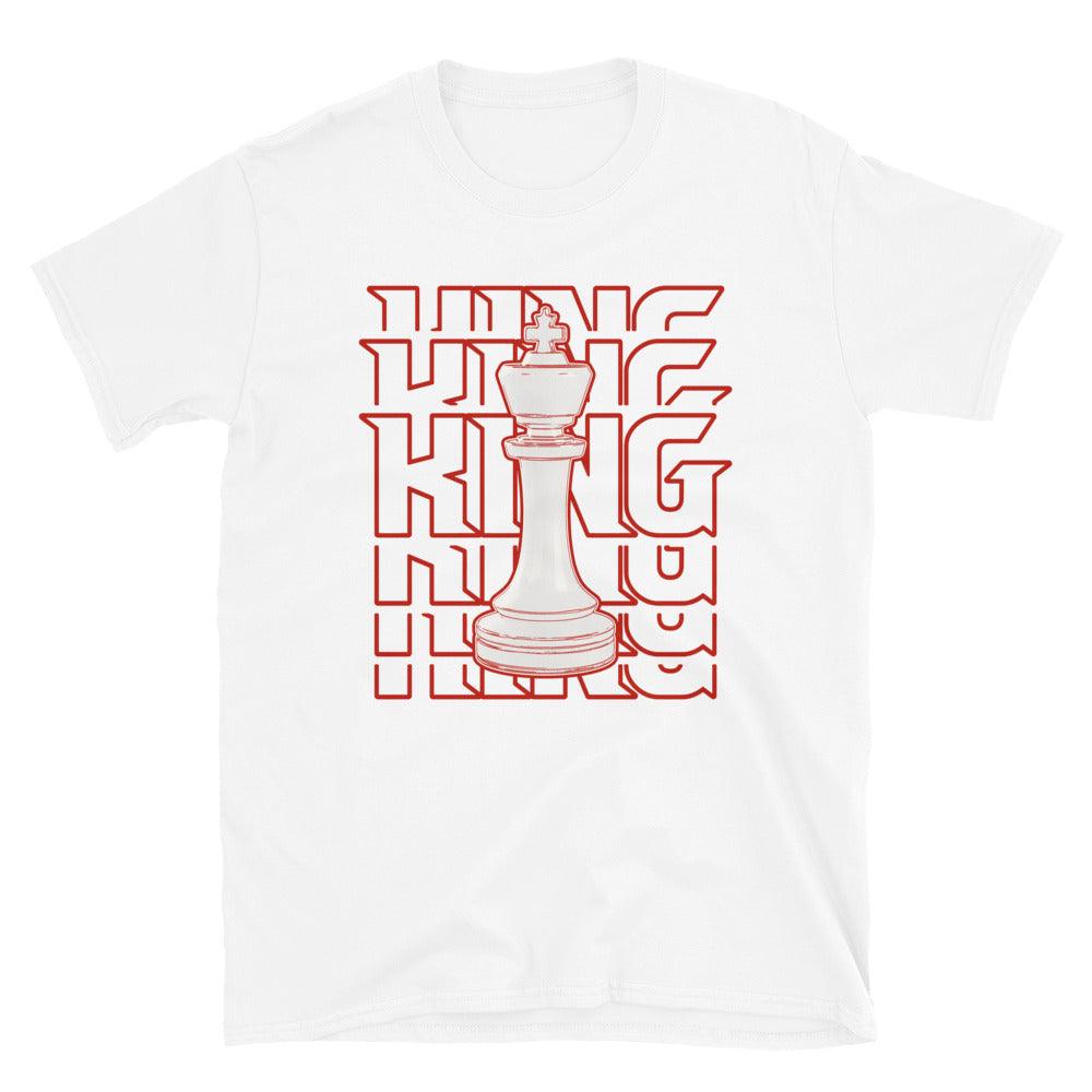 Nike Dunk High White Picante Red - King Piece - Sneaker Shirts Outlet