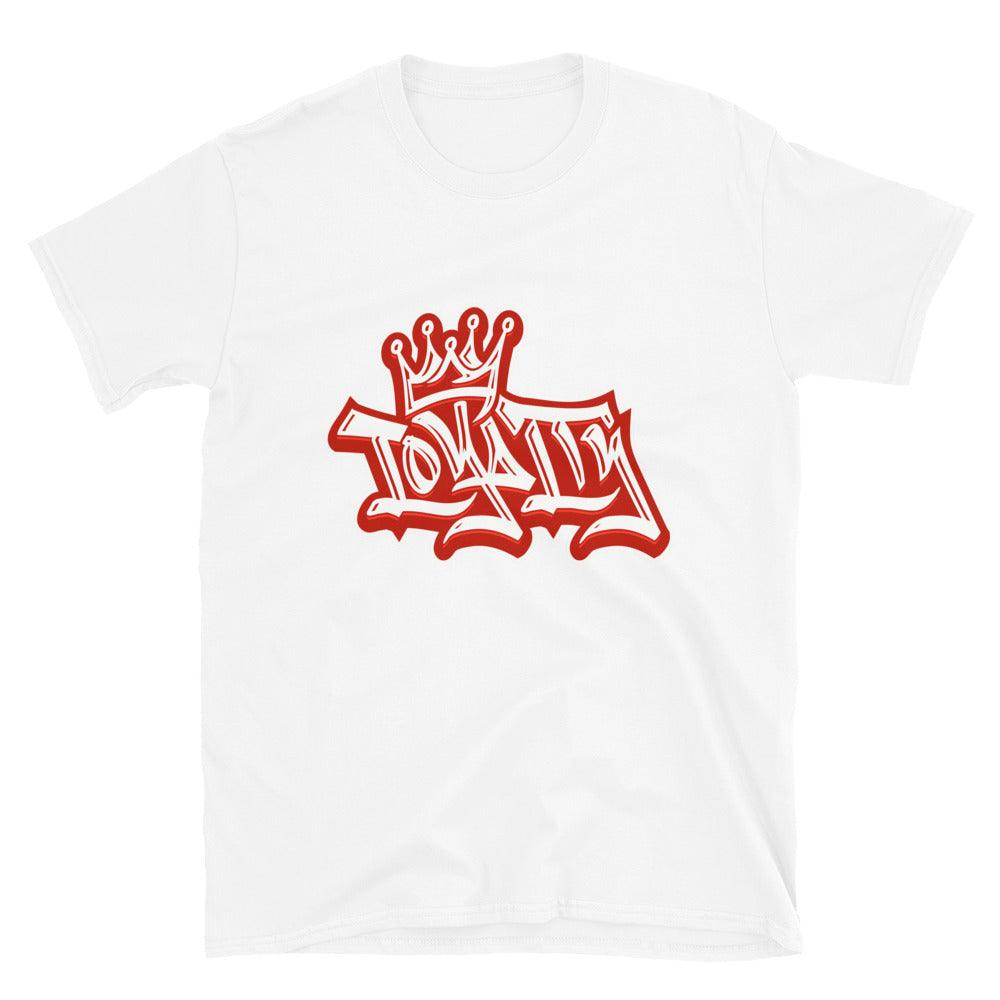 Nike Dunk High White Picante Red - Loyalty - Sneaker Shirts Outlet