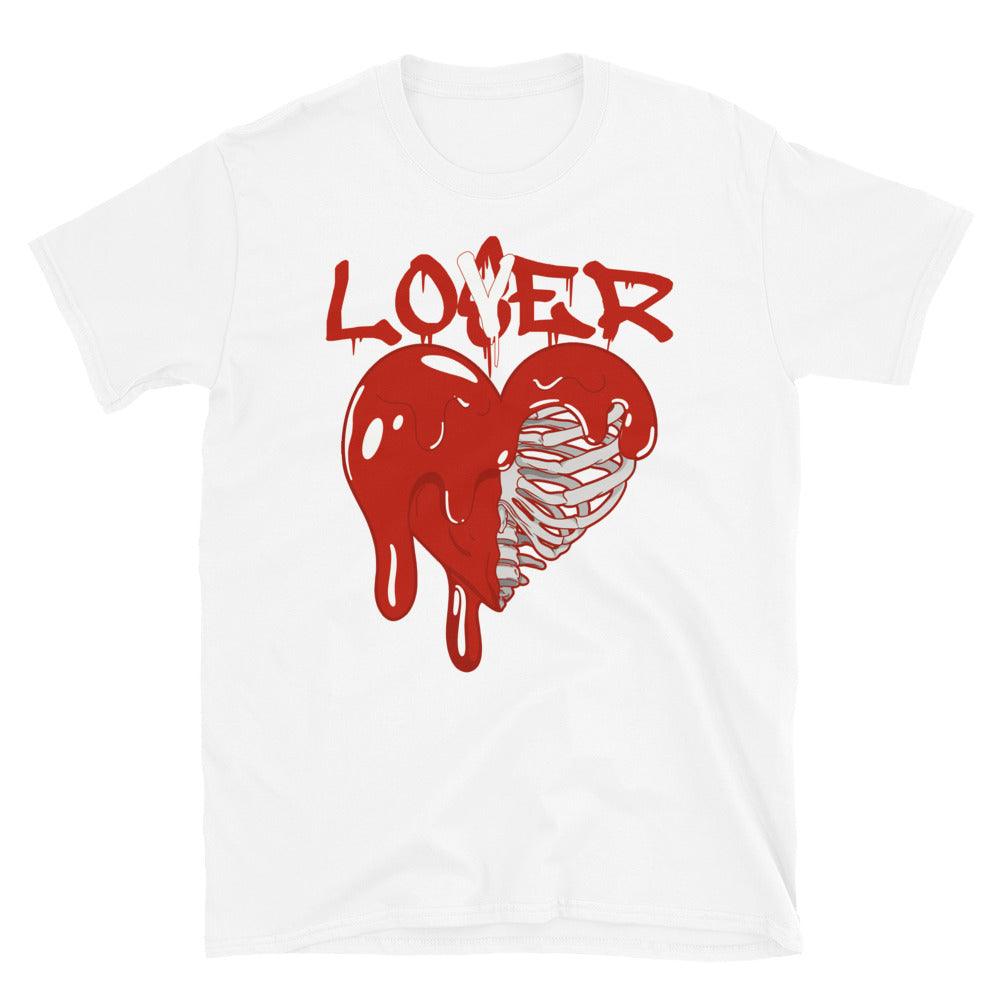 Nike Dunk High White Picante Red - Lover/Loser - Sneaker Shirts Outlet