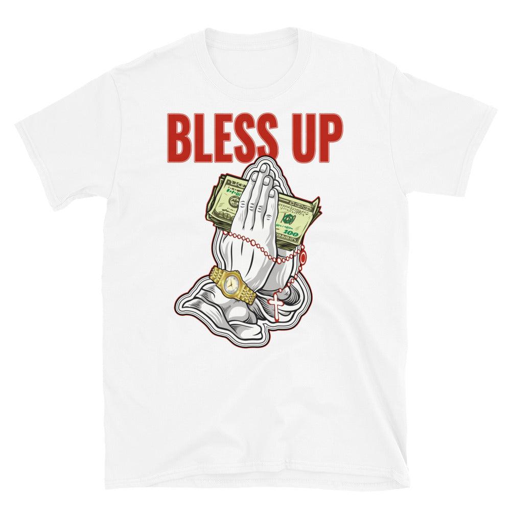 Nike Dunk High White Picante Red - Bless Up - Sneaker Shirts Outlet