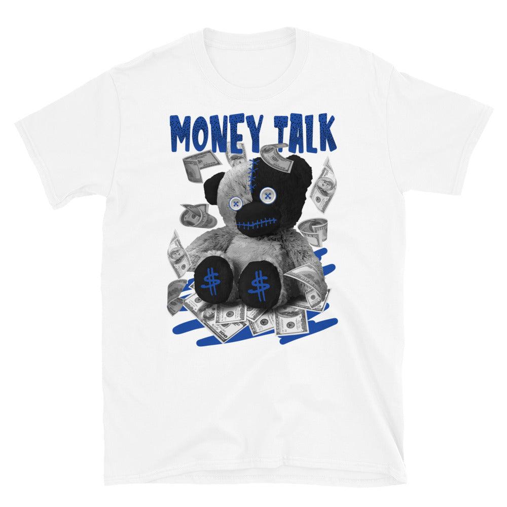 Air Jordan 12 Retro Black Game Royal - Money Talk Bear - Sneaker Shirts Outlet