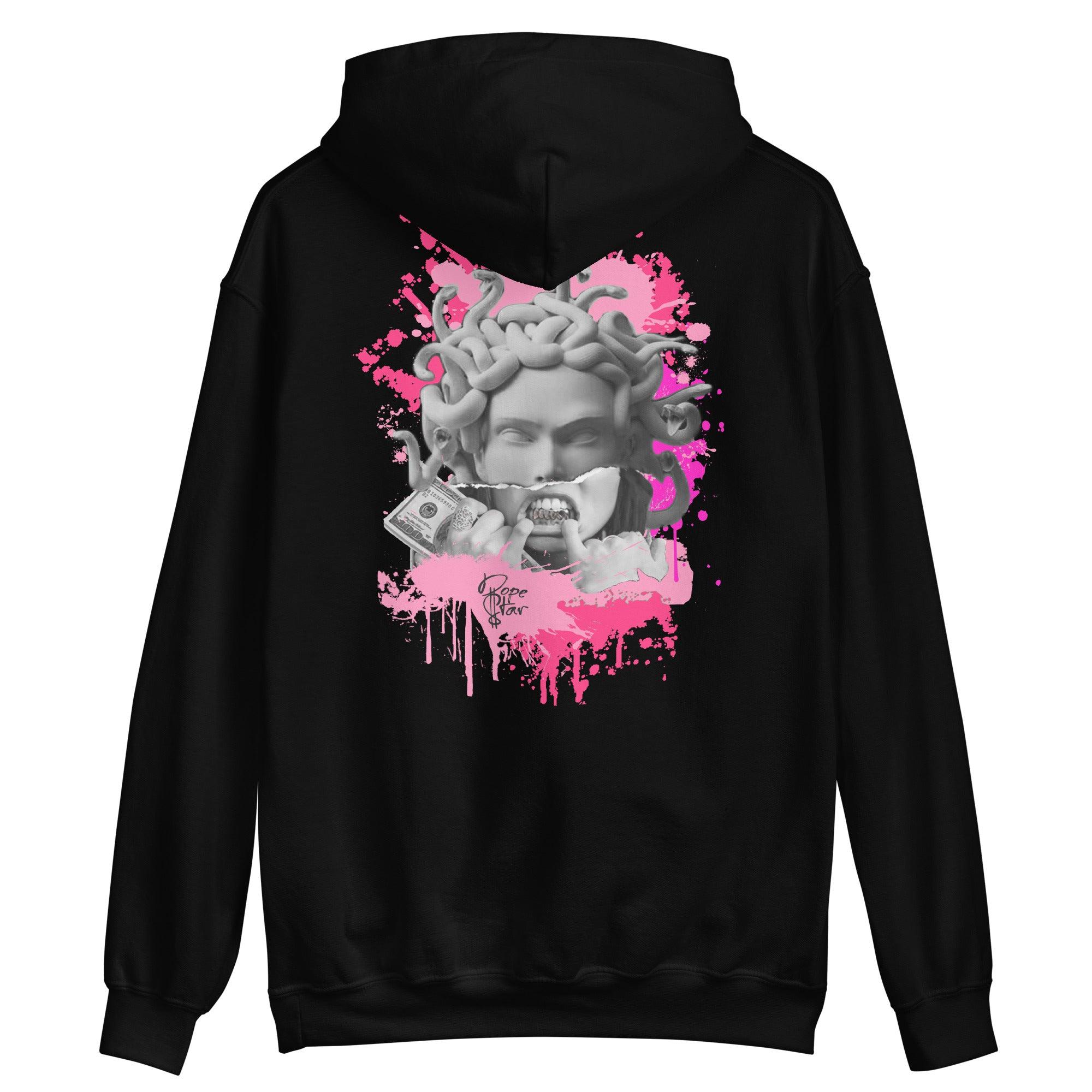 14s Low Shocking Pink Hoodie Medusa - Sneaker Shirts Outlet