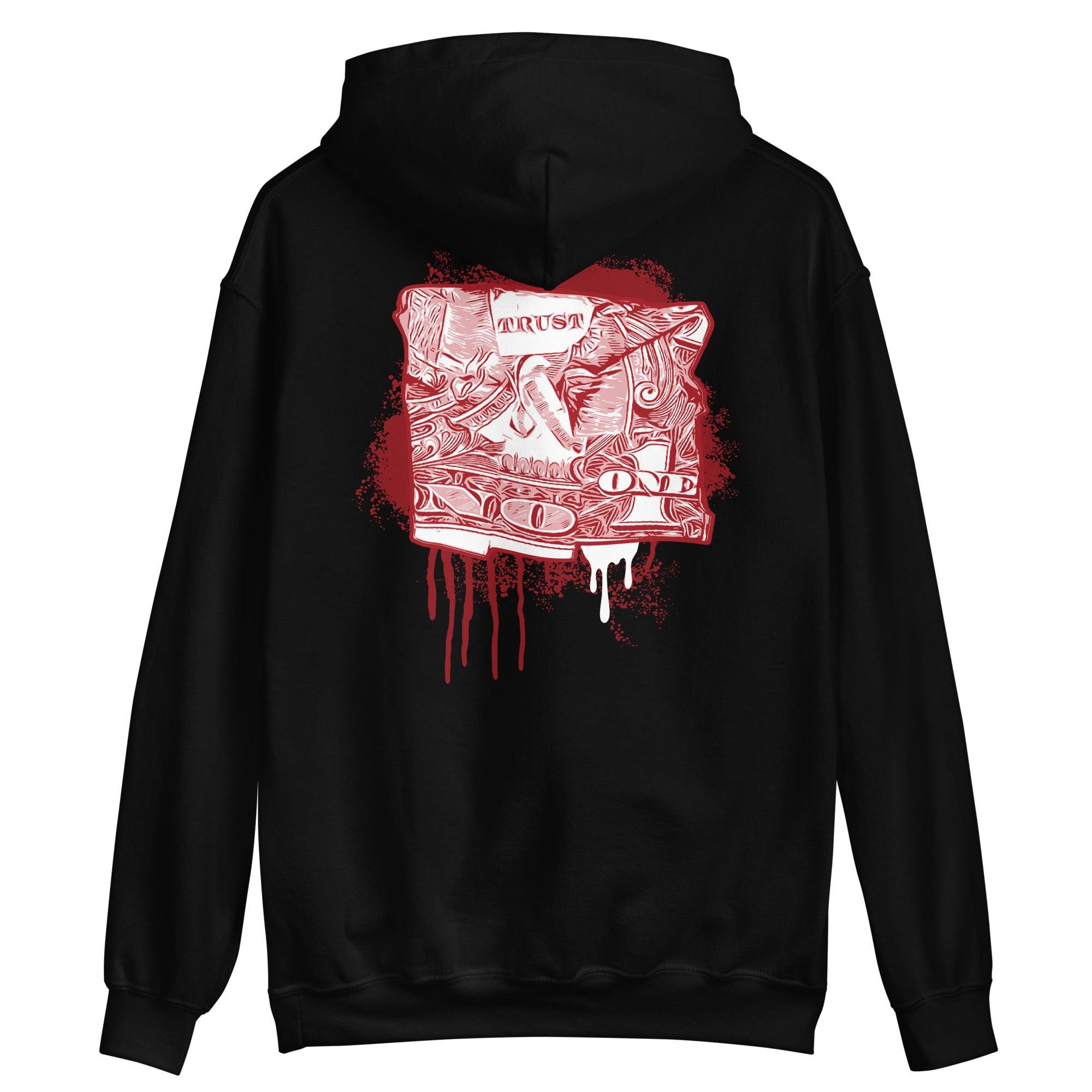 1s High Newstalgia Chenille Hoodie Trust No One Dollar - Sneaker Shirts Outlet