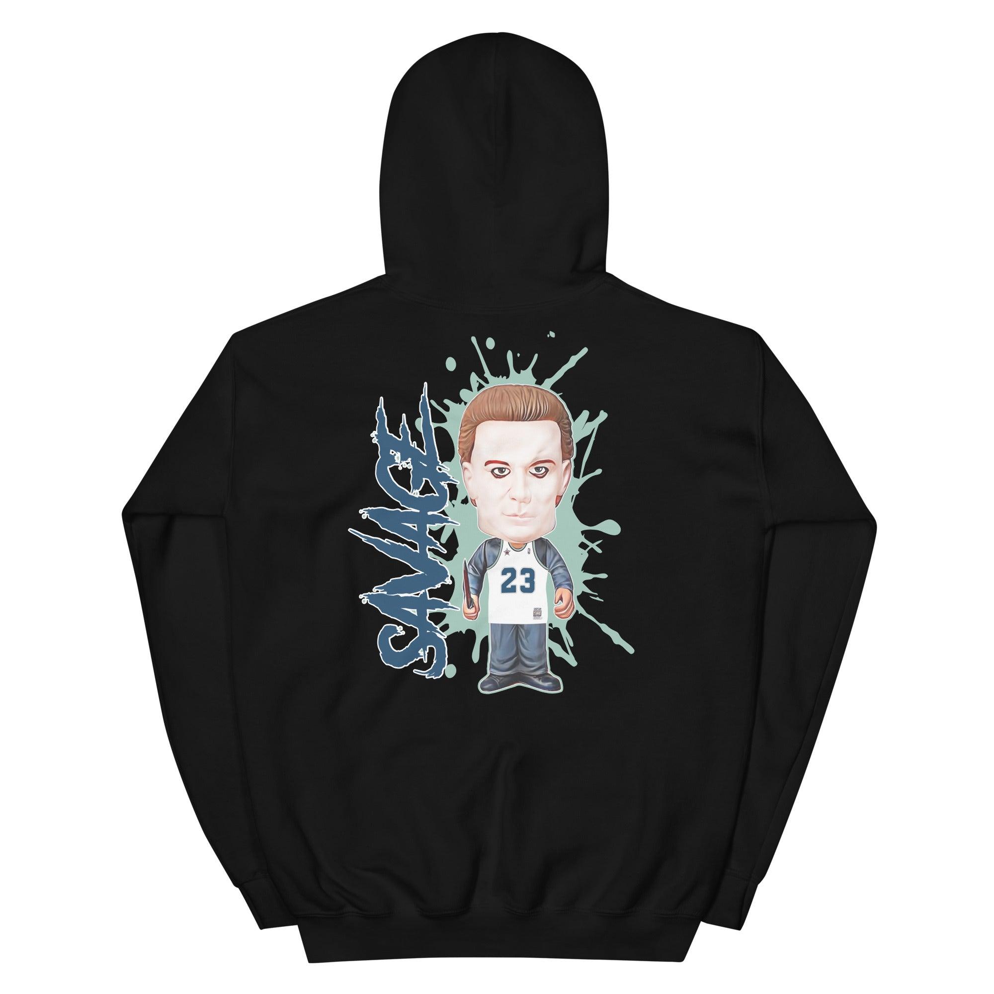 1s Mid Mystic Navy Mint Hoodie Savage - Sneaker Shirts Outlet