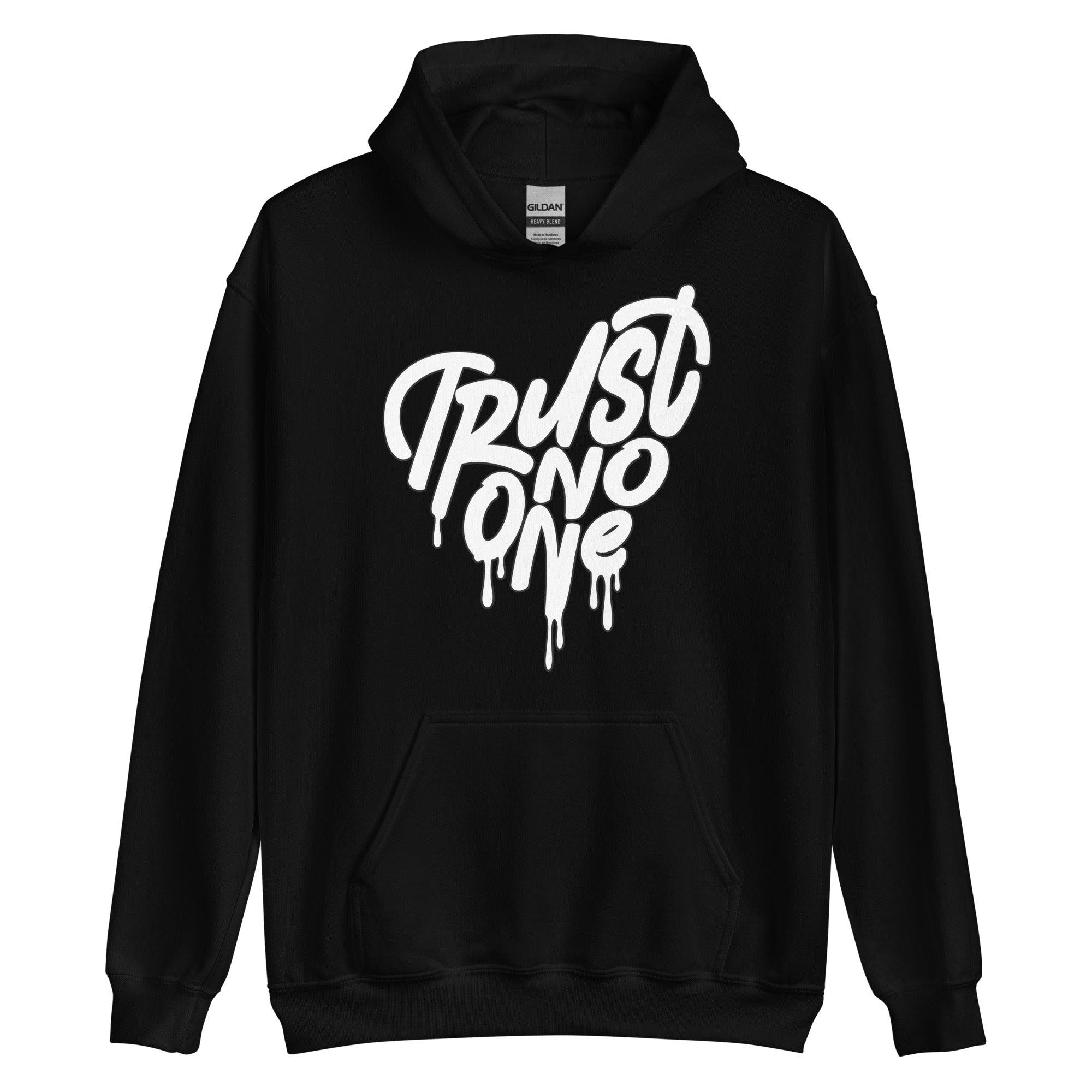 1s Mid Diamond Hoodie Trust No One Heart - Sneaker Shirts Outlet