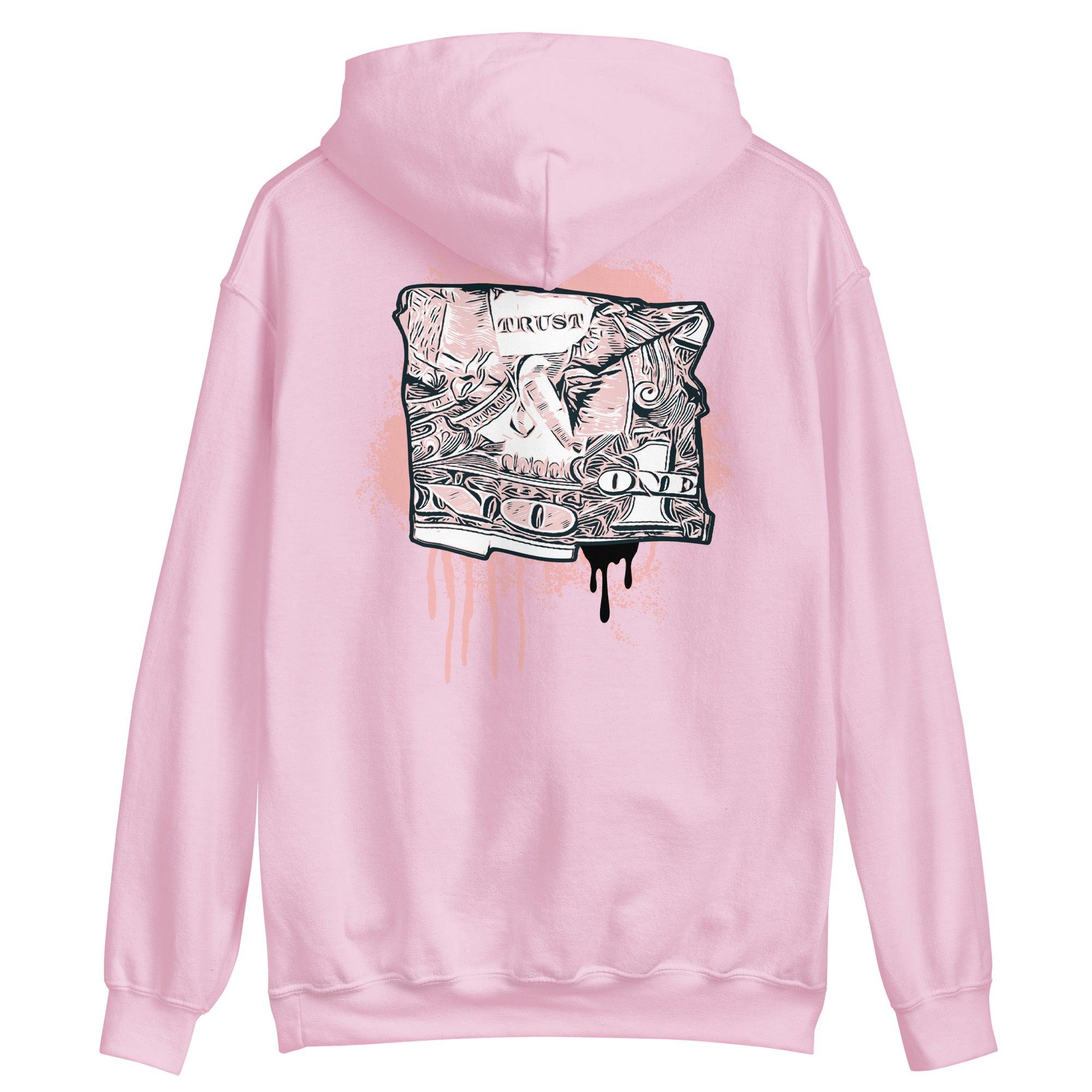 1s Bleached Coral Hoodie Trust No One Dollar