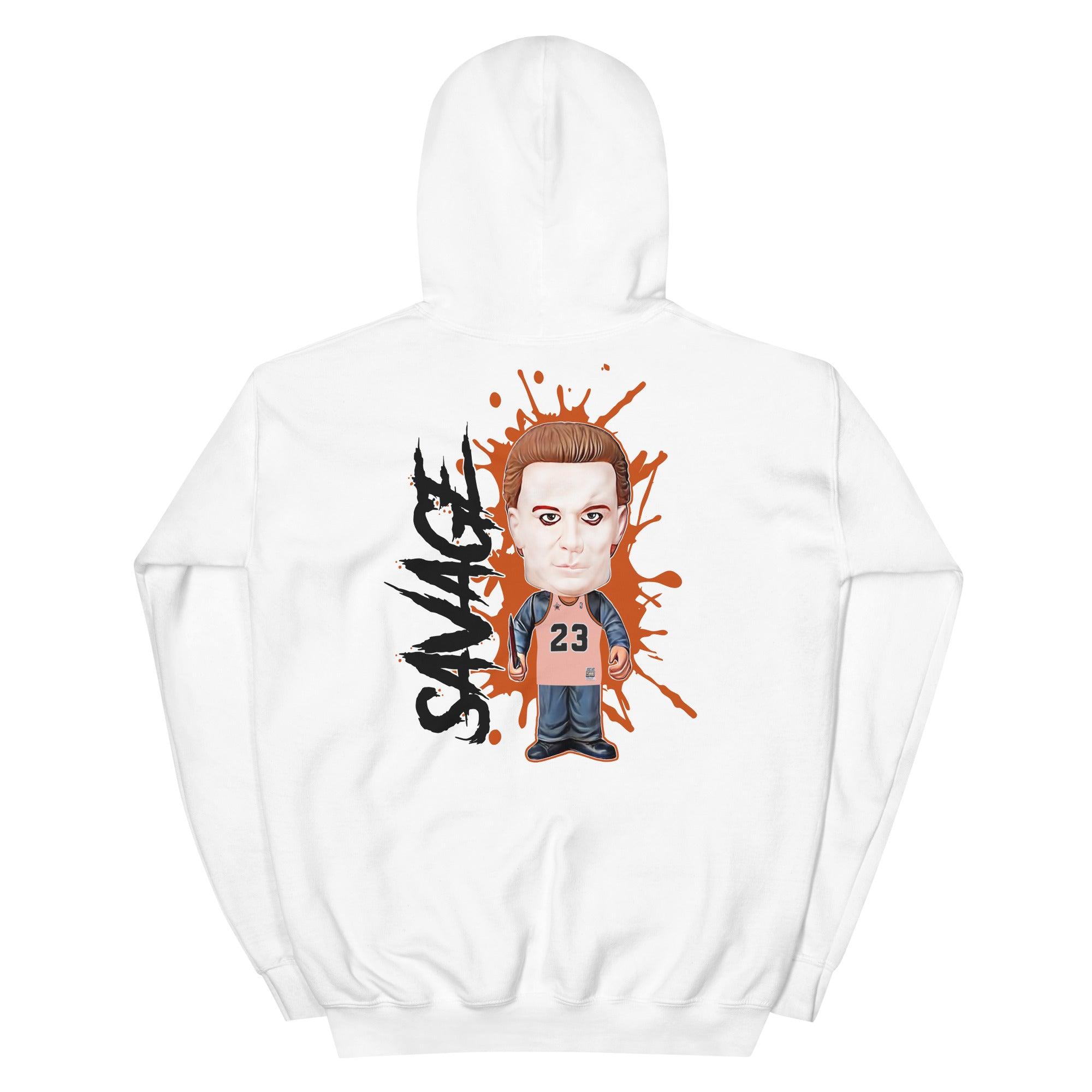 1s Mid Orange Black Hoodie – Savage