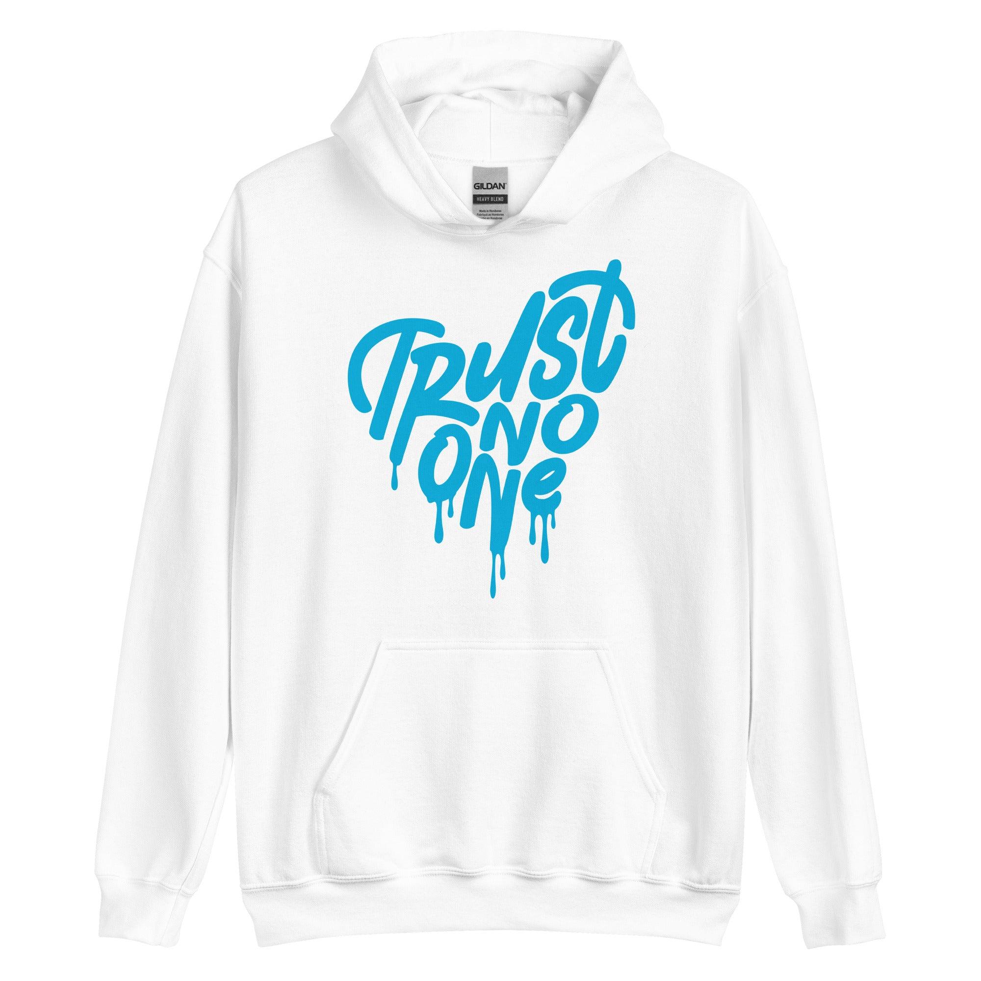 Dunks High Laser Blue Hoodie Trust No One Heart