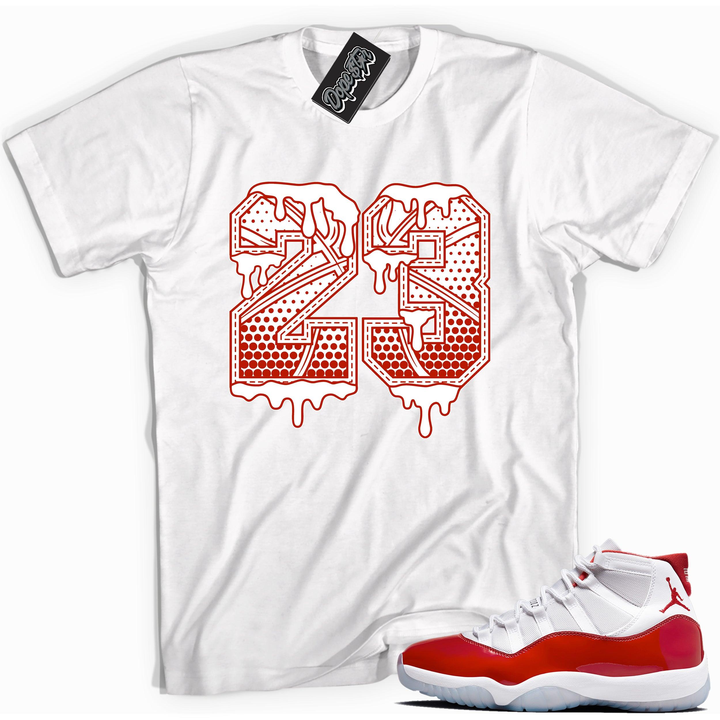 Number 23 Ball Shirt Air Jordan 11 Cherry photo