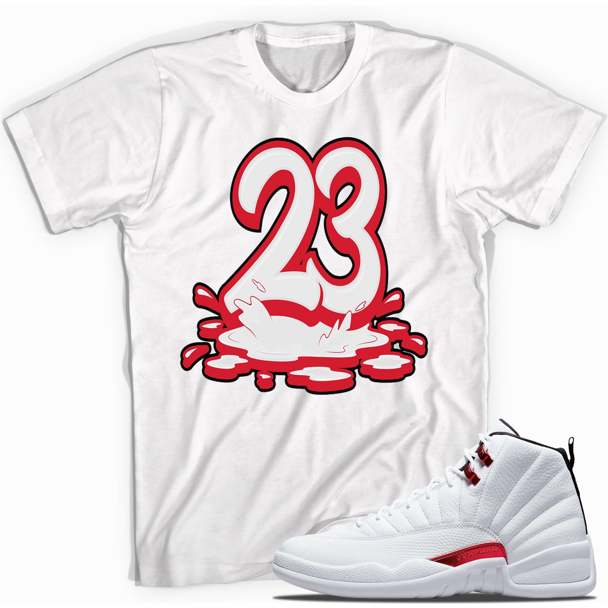 Number 23 Melting Shirt Air Jordan 12 Twist photo