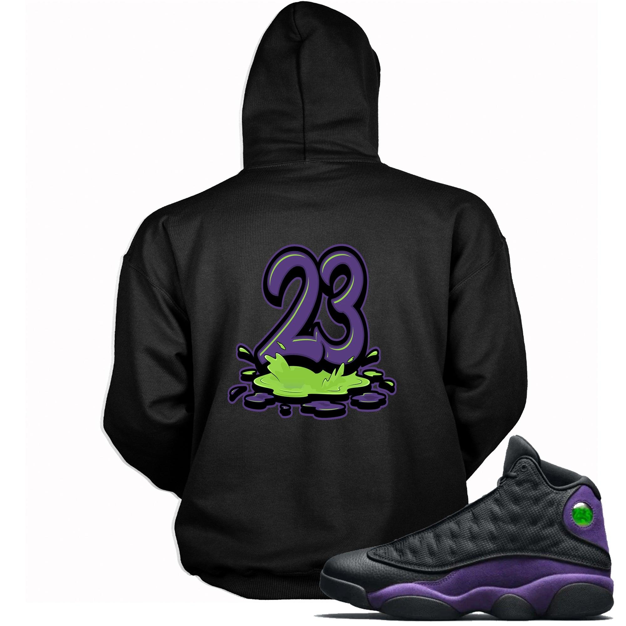 23 Melting Hoodie AJ 13 Court Purple photo