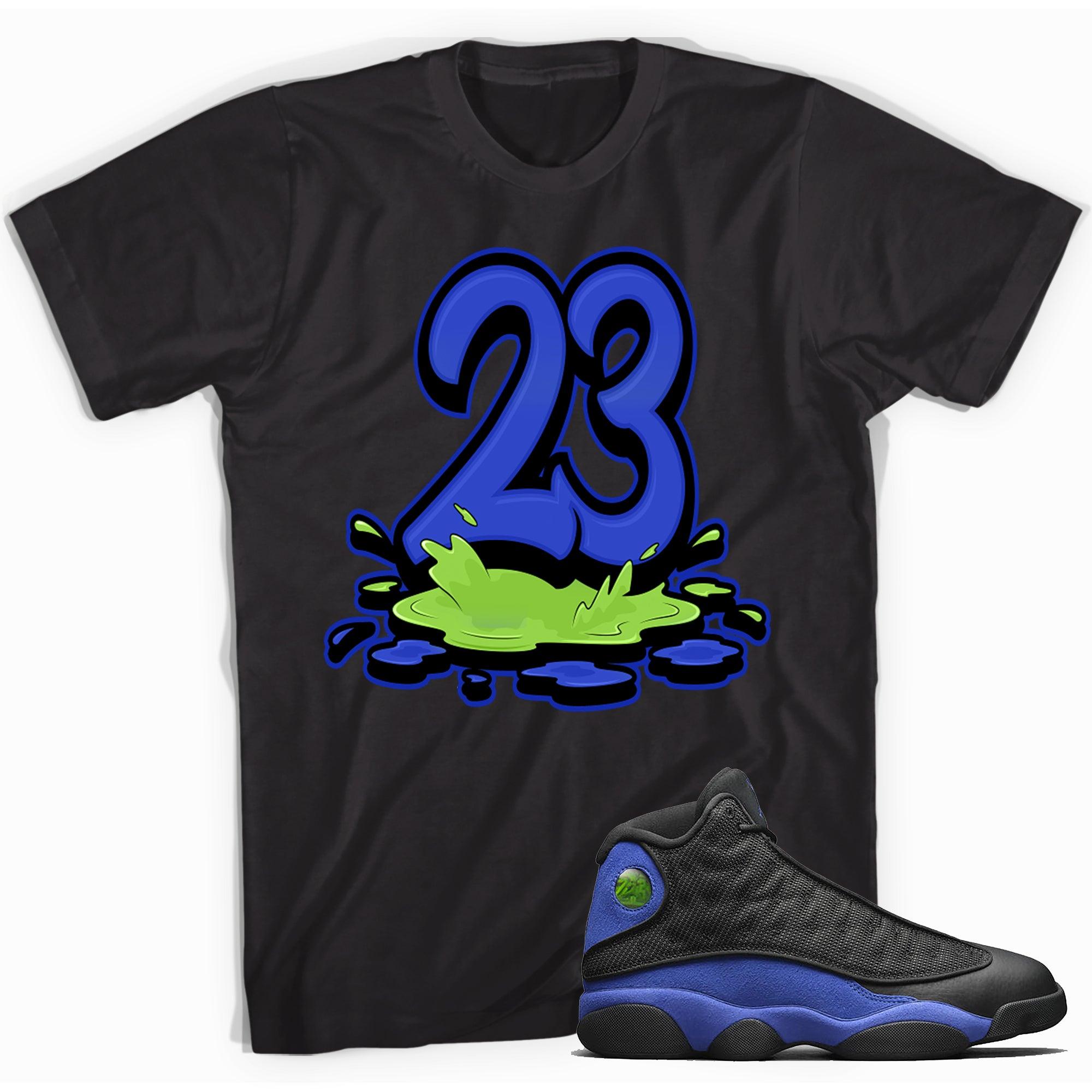 23 Melting Shirt AJ 13 Hyper Royal photo