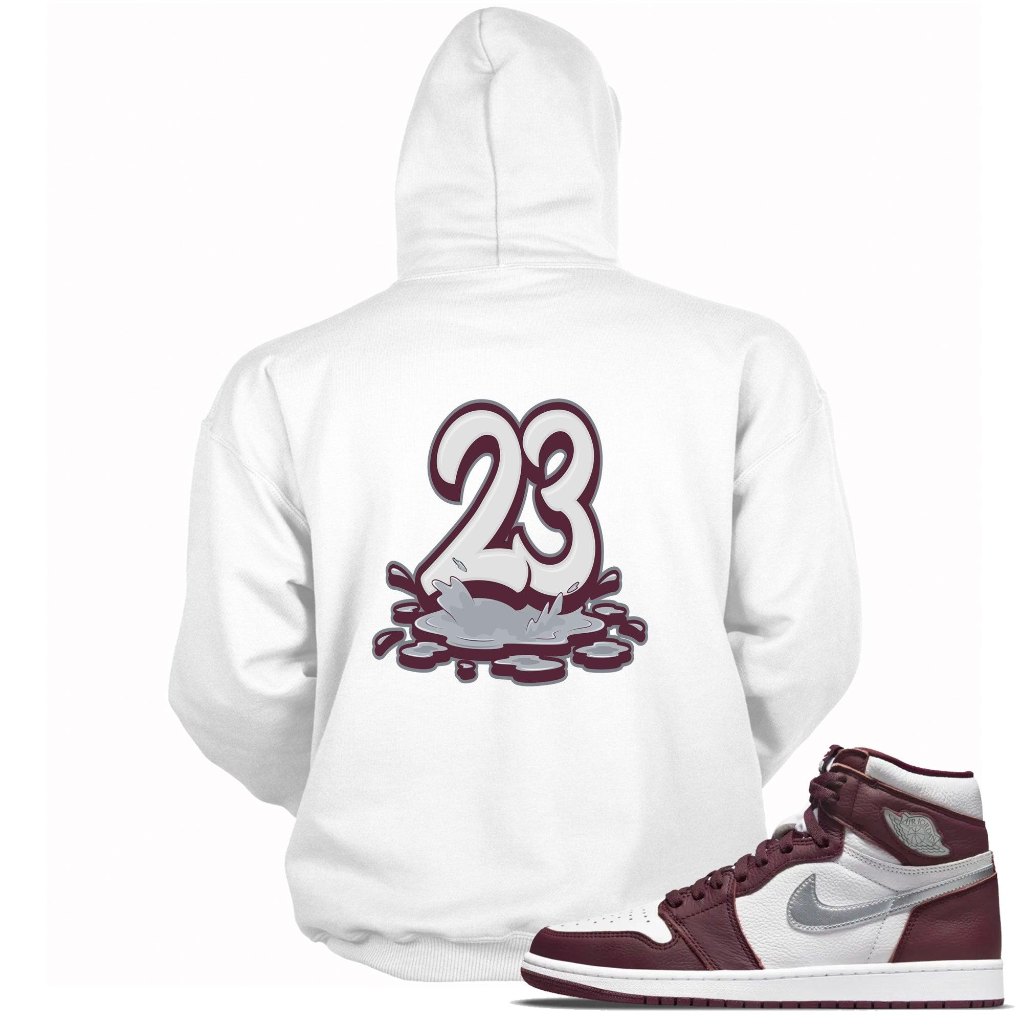 23 Melting Hoodie AJ 1 Bordeaux photo