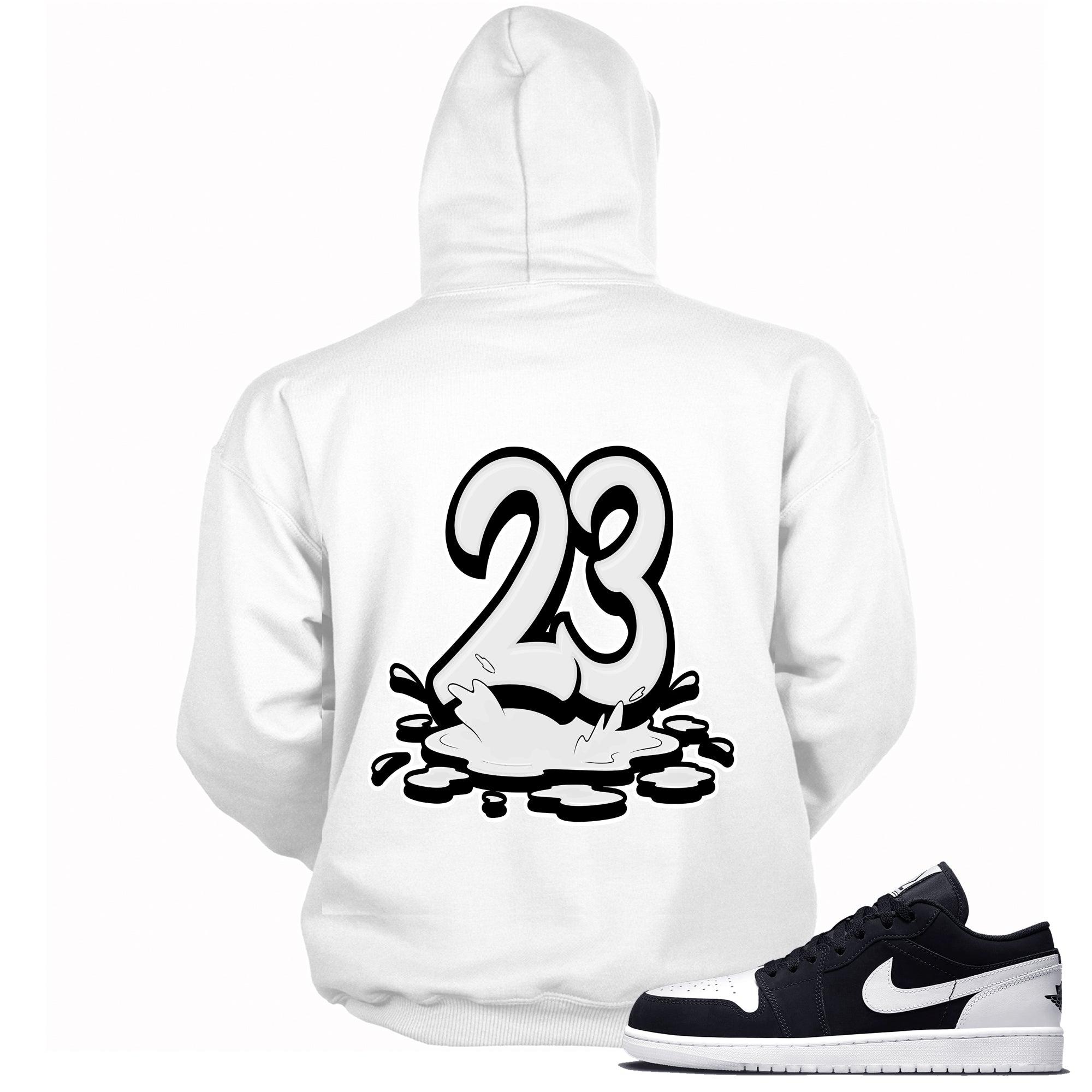 Number 23 Melting Hoodie AJ 1 Low Diamond photo