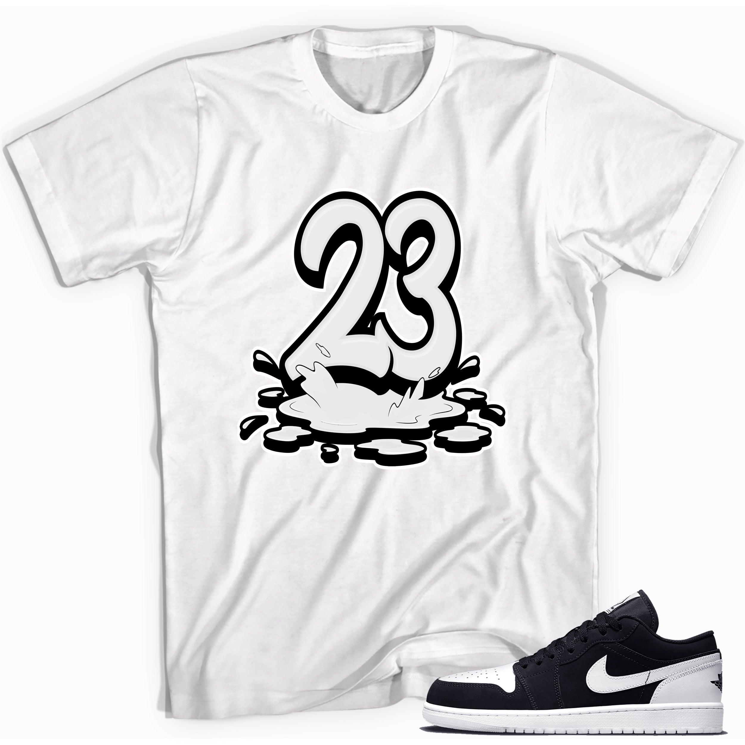 23 Melting Sneaker Tee AJ 1 Low Diamond photo