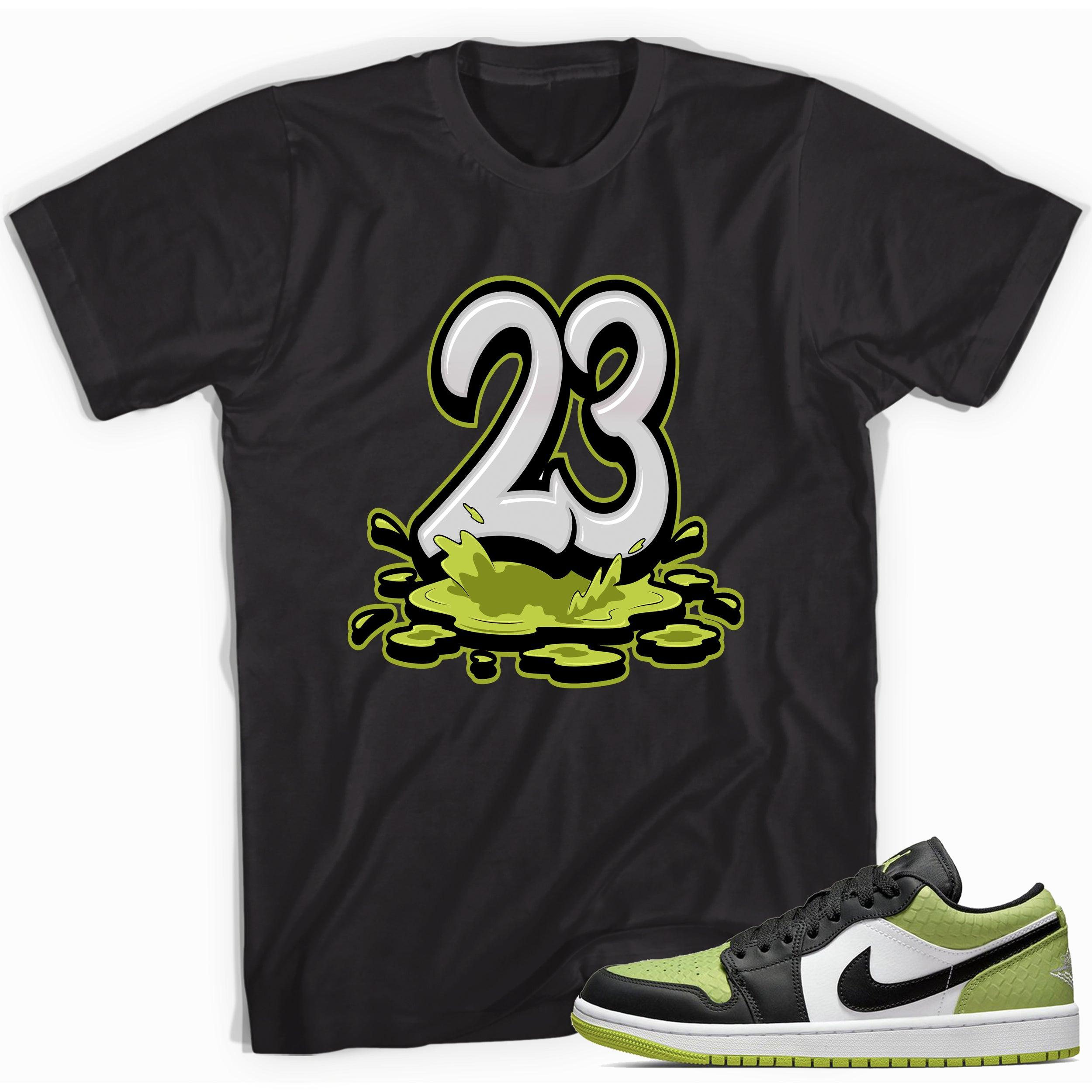 23 Melting Shirt AJ 1 Low Snakeskin Vivid Green photo