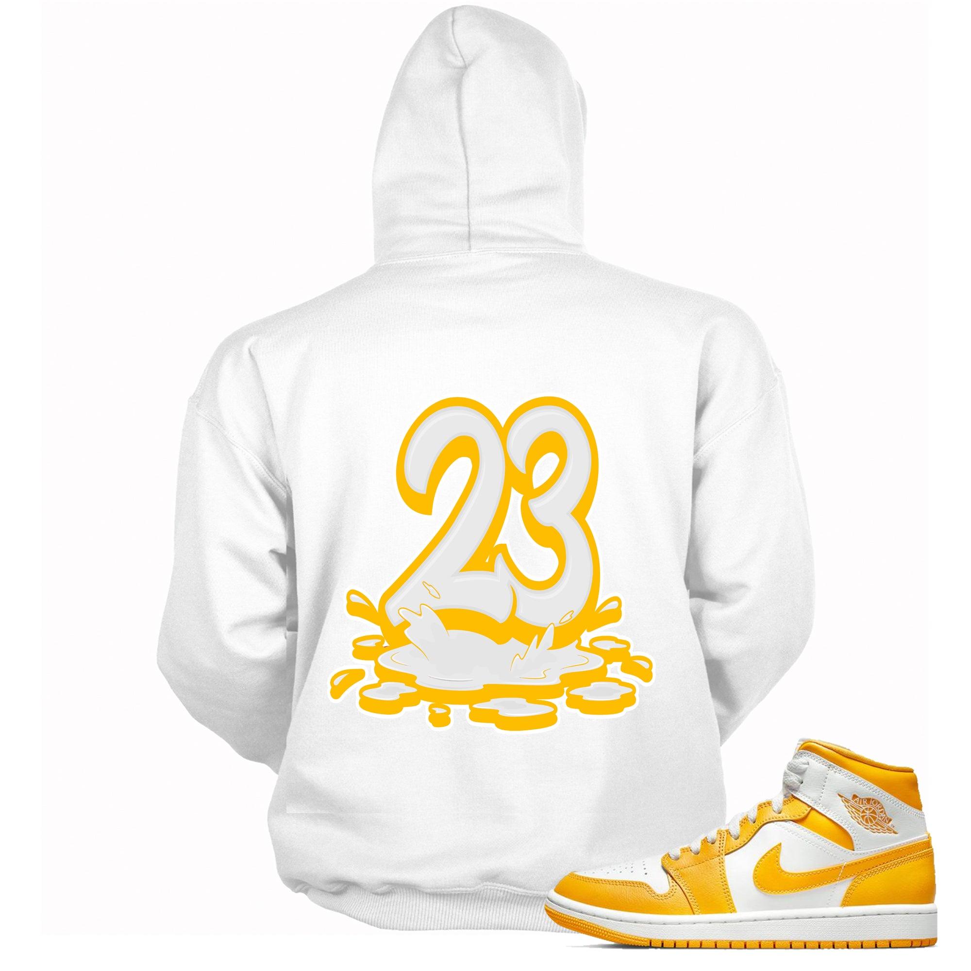 23 Melting Sneaker Sweatshirt AJ 1 Mid White University Gold photo