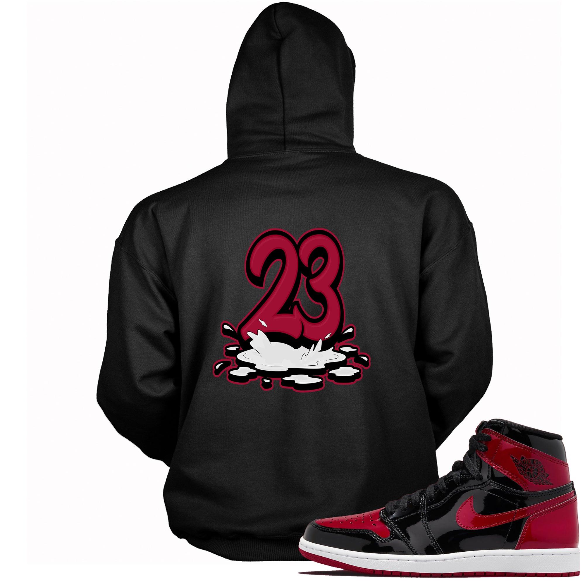 23 Melting Hoodie AJ 1 Patent Leather Bred Air Holiday Sneakers photo 