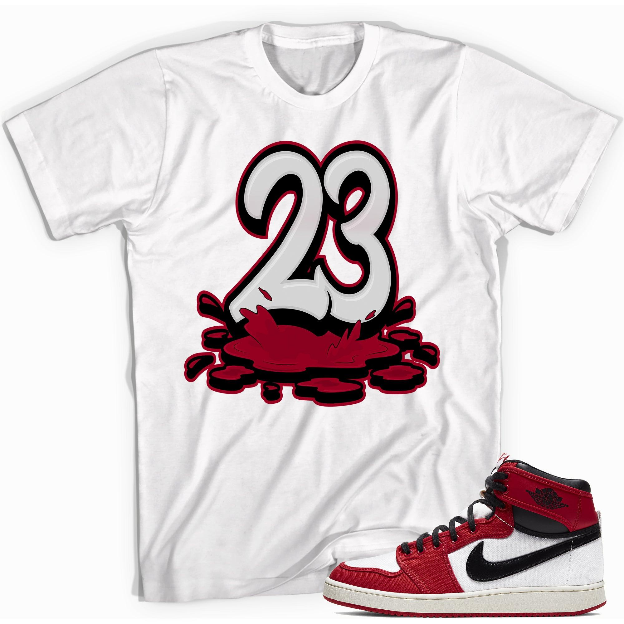 Number 23 Melting Shirt AJ 1 Retro AJKO Chicago photo 