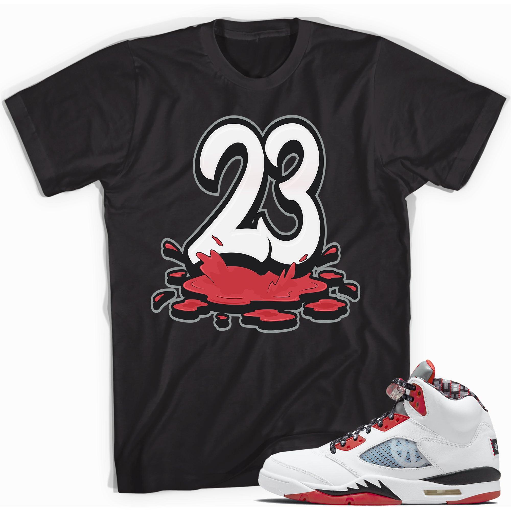 23 Melting Shirt AJ 5 Retro Quai 54 photo