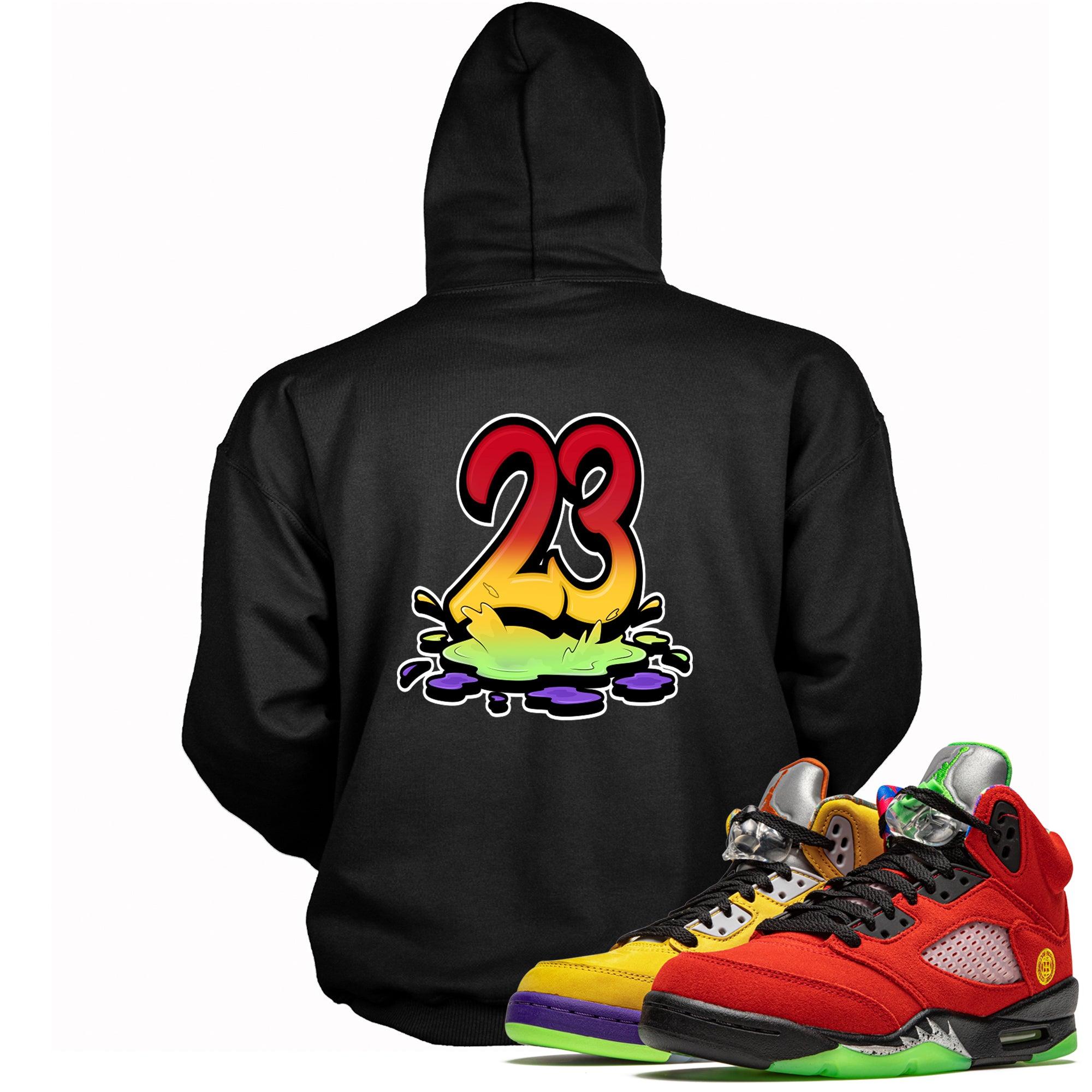 Number 23 Melting Hoodie AJ 5 What The photo