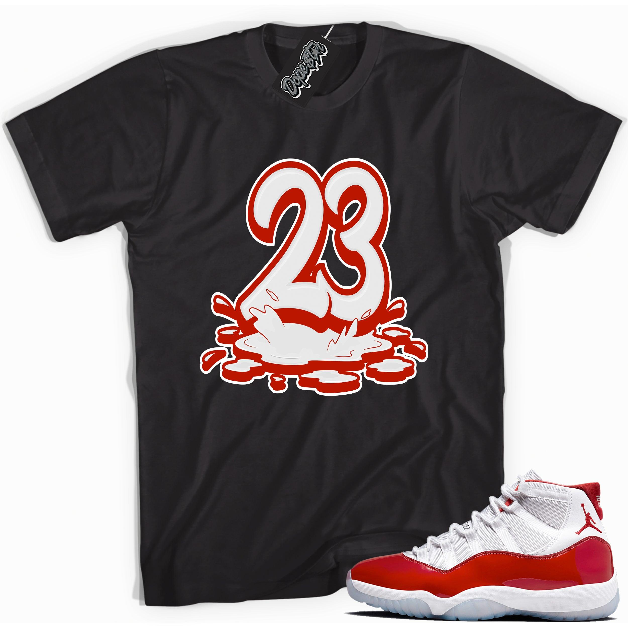 23 Melting Shirt Air Jordan 11 Cherry photo