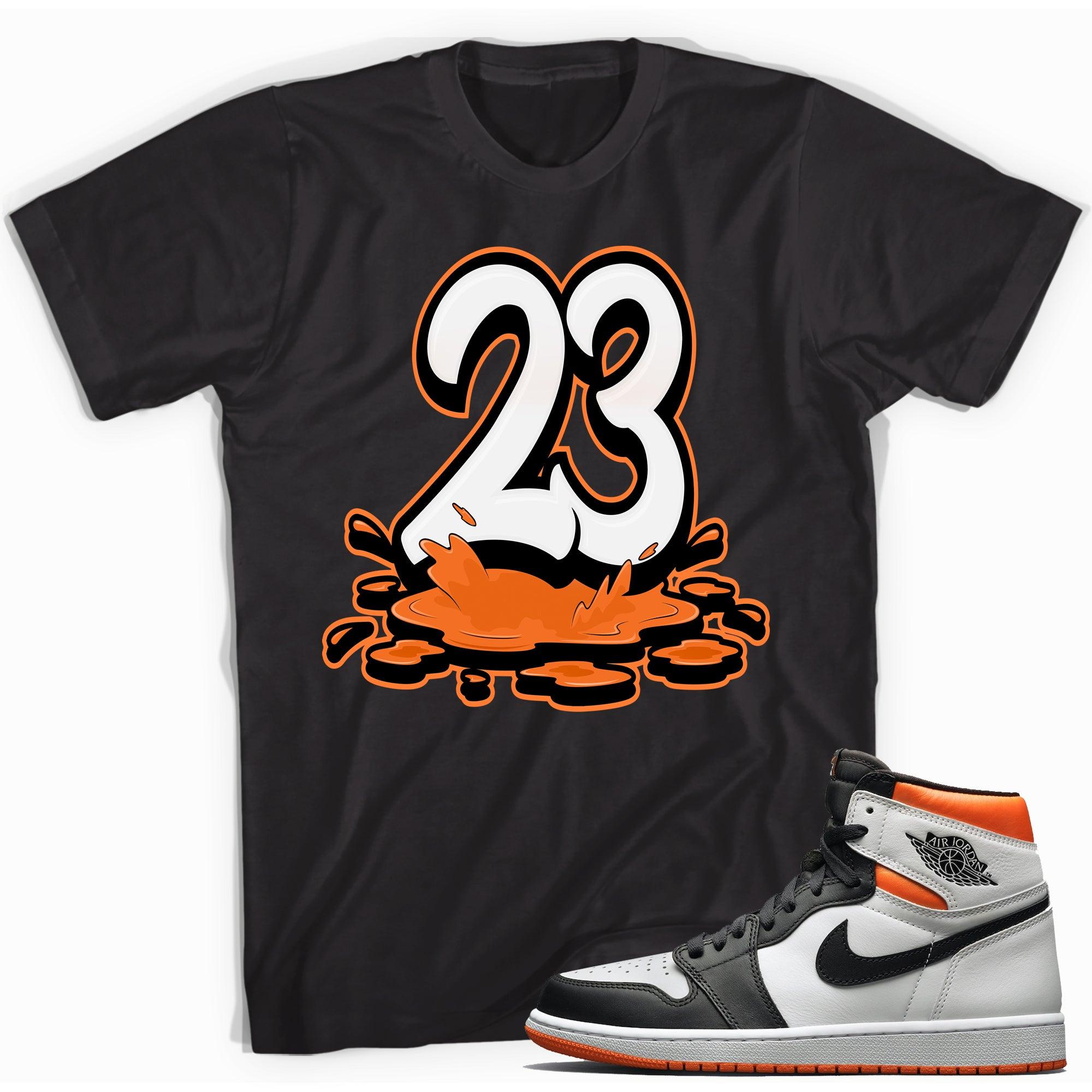 23 Melting Shirt AJ 1 Retro High Electro Orange photo